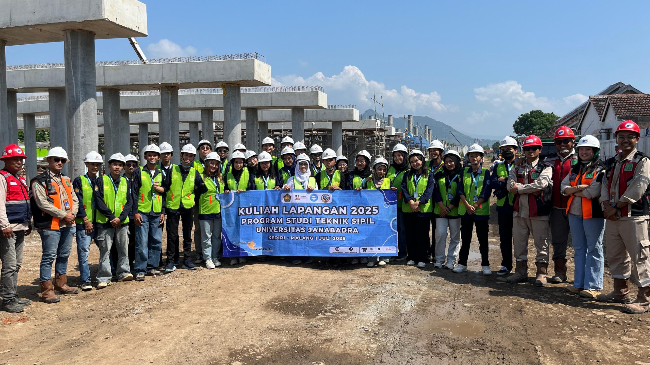 kuliah kerja lapangan teknik sipiil ujb tol kediri